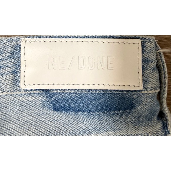 RE/DONE Painter Jean Women 24 Light Wash Excellent Wide Leg Carpenter Utility - Picture 10 of 12